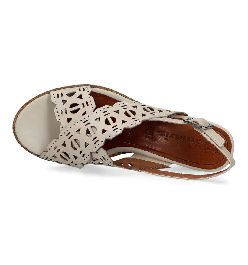 Tamaris Sandales avec talon compensé en Cognac pour femmes (322306)