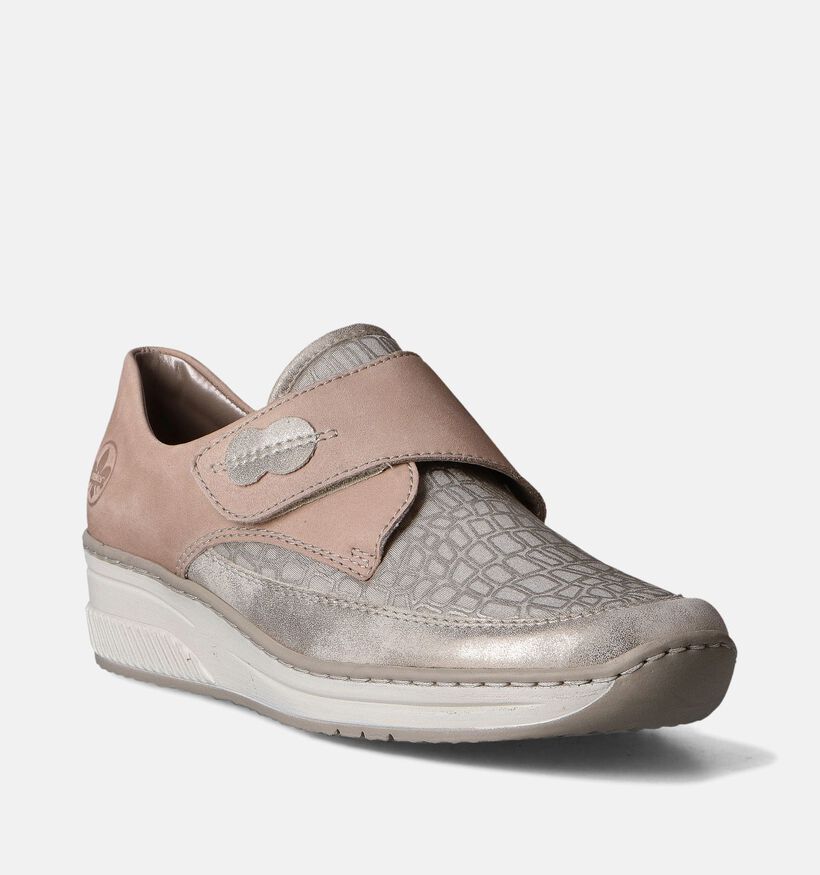Rieker Bruine Velcroschoenen voor dames (351235)