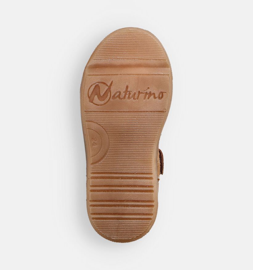 Naturino Lichtbruine Veterschoenen voor meisjes (364292)