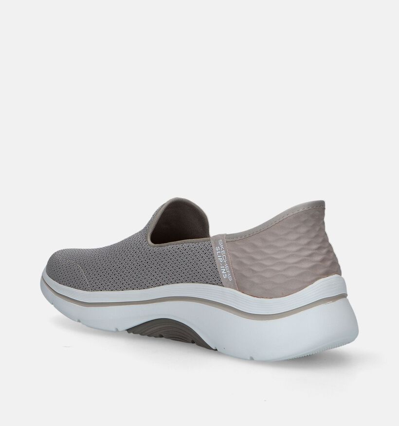 Skechers Go Walk Arch Fit Delora Taupe Slip-ins voor dames (335197) - geschikt voor steunzolen