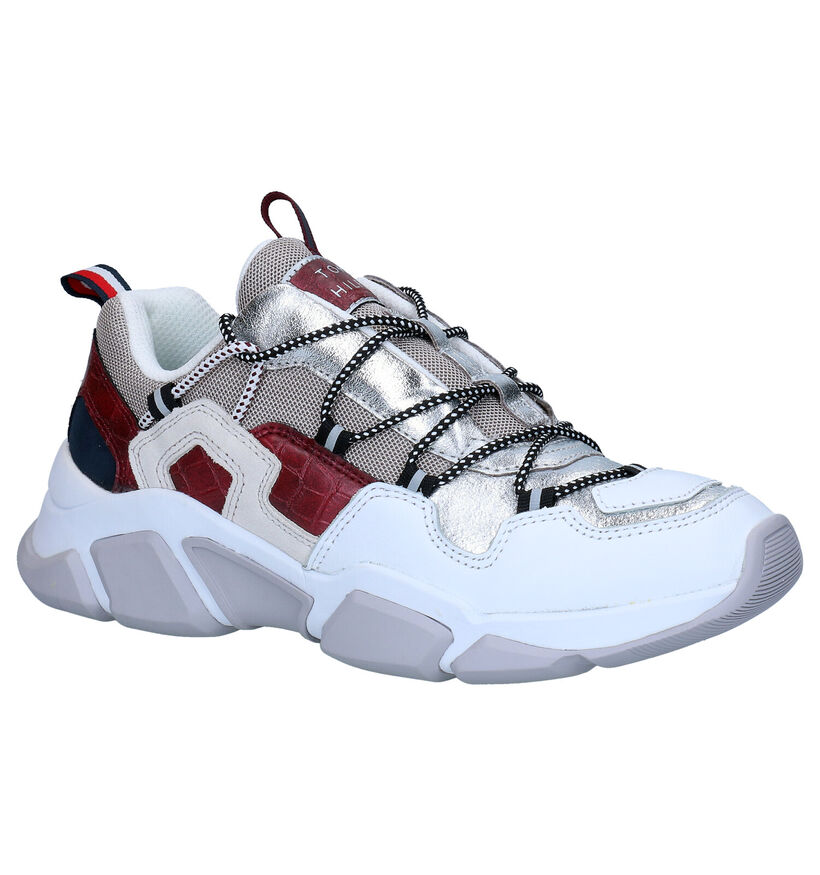 Tommy Hilfiger Chunky Baskets en Argent en cuir (279978)