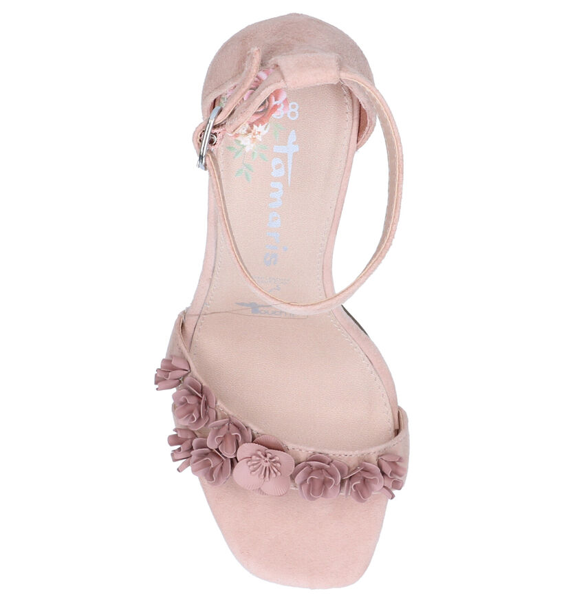 Tamaris TOUCH it Roze Sandalen in daim (270112)