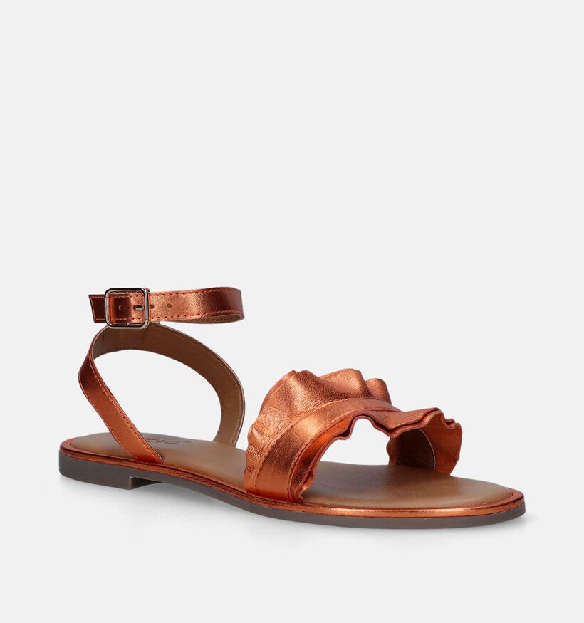 Inuovo Oranje Metallic sandalen voor dames (341517)