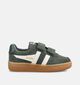 Gola Hawk Suede Strap Baskets basses en Vert kaki pour gar&ccedil;ons (376307) - pour semelles orthop&eacute;diques