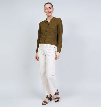 JDY Vesten Beige/Groen