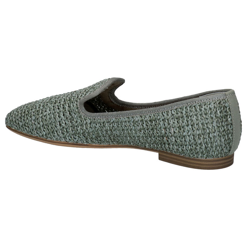 Tamaris Touch it Loafers en Vert en textile (292215)