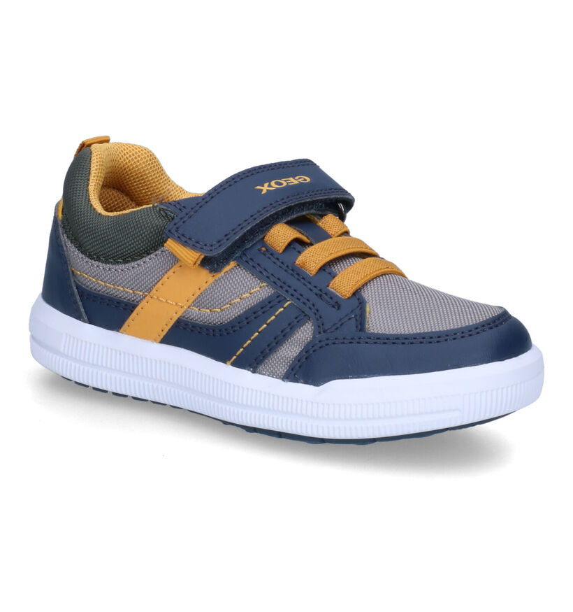 Geox Arzach Chaussures basses en Bleu pour garçons (302606) - pour semelles orthopédiques