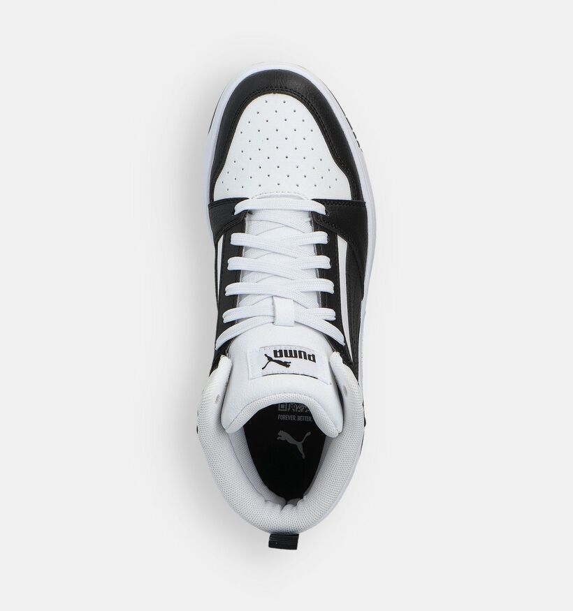 Puma Rebound v6 Baskets en Blanc pour filles, garçons (346446)
