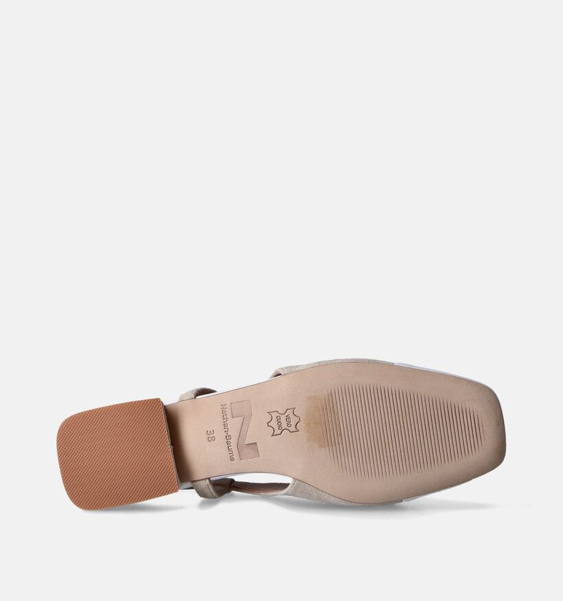 Nathan-Baume Beige Slingback pumps voor dames (356283)