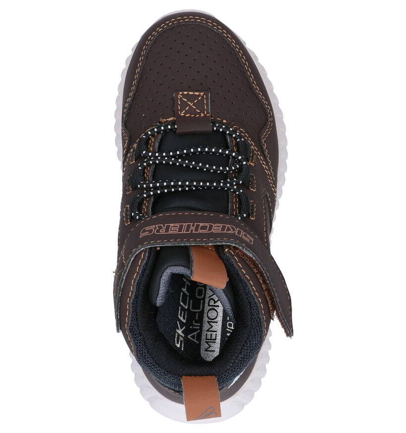 Skechers Chaussures hautes en Brun foncé en textile (256238)