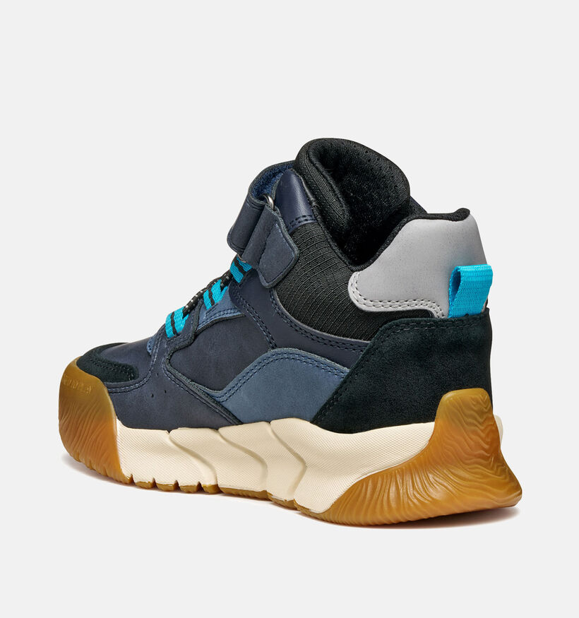 Geox Flexyper Pro Chaussures hautes en Bleu pour garçons (361955) - pour semelles orthopédiques