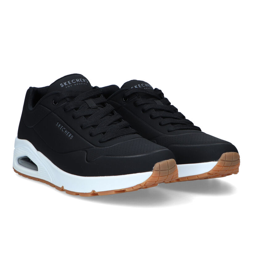 Skechers Uno Stand On Air Baskets en Noir pour hommes (350318) - pour semelles orthopédiques