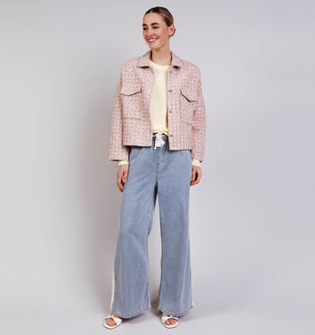 Rue Mazarine Manteaux Bleu/Rose