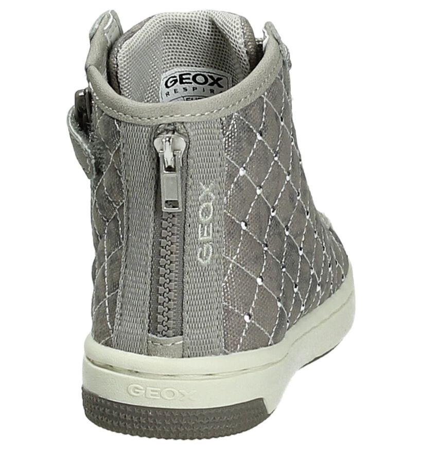 Geox Baskets hautes en Gris en textile (170548)