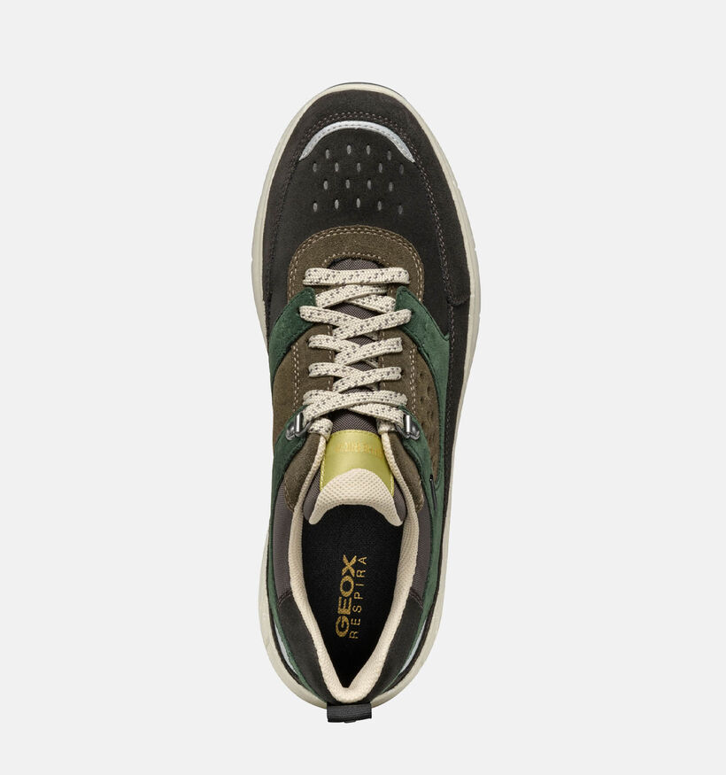 Geox Spherica Bruine Veterschoenen voor heren (344348) - geschikt voor steunzolen