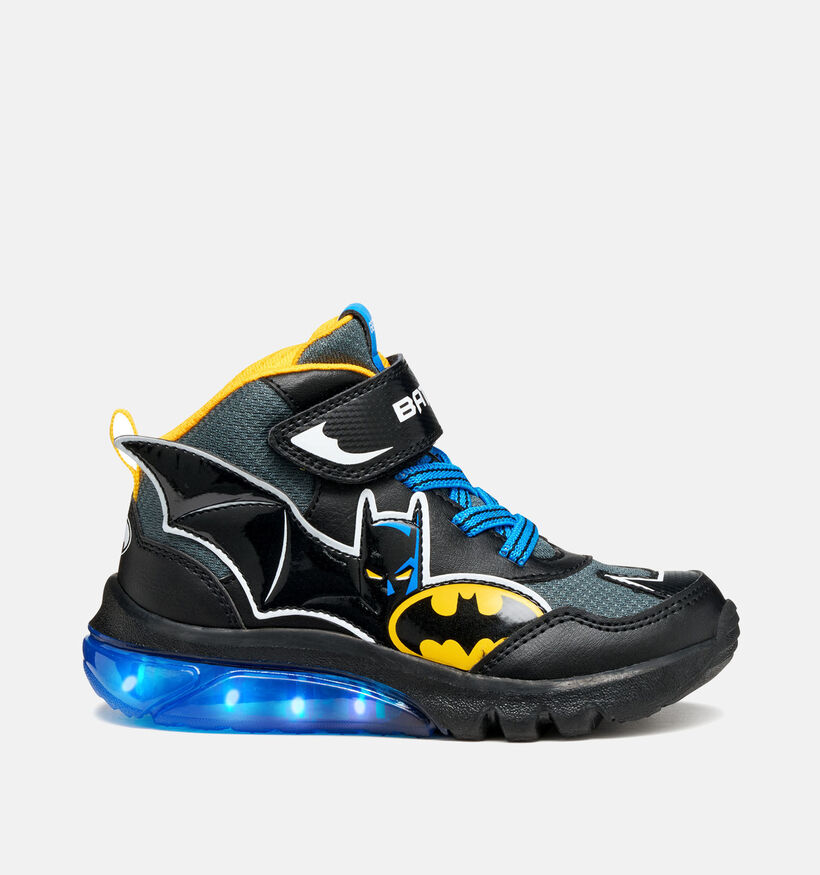Geox Ciberdron Batman Chaussures hautes en Noir pour garçons (360369) - pour semelles orthopédiques