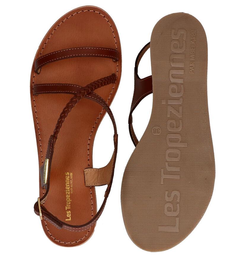 Les Tropeziennes Hanano Bronzen Sandalen in leer (274934)