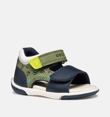 Geox Sandales Bleu/Vert