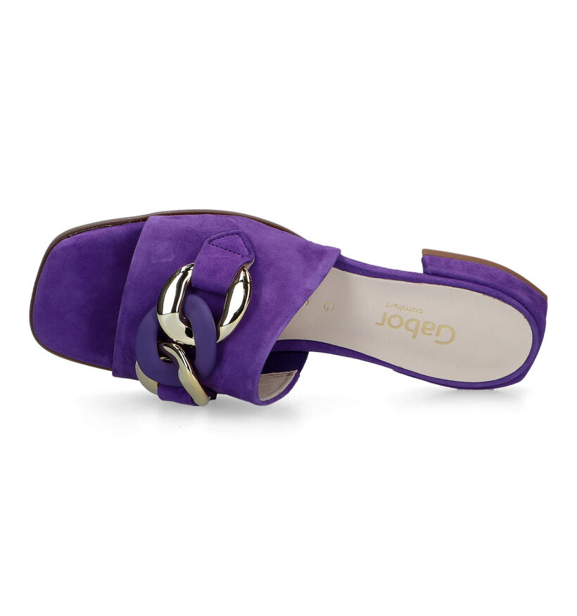 Gabor Comfort Paarse Slippers voor dames (323268)