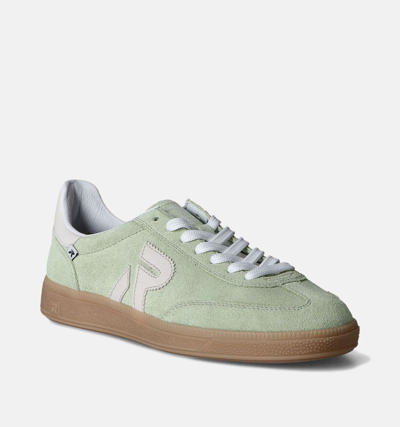 Rieker Groene Sneakers voor dames (354974) - geschikt voor steunzolen