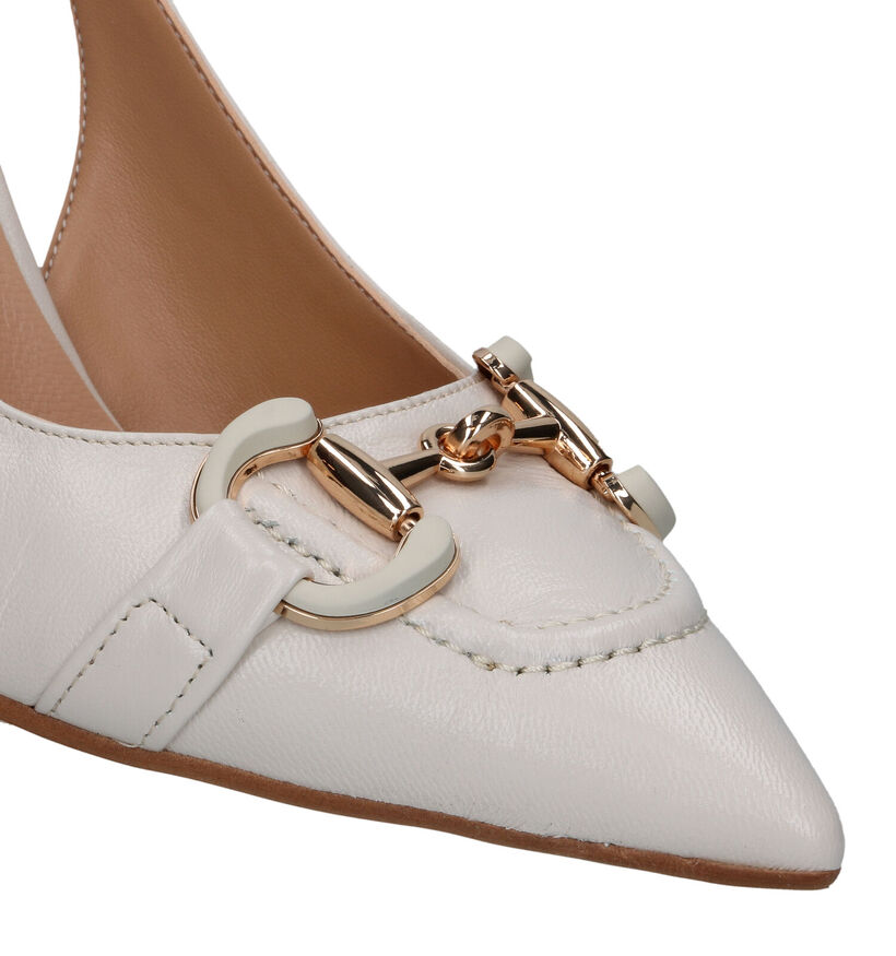 Signatur Escarpins slingback en Écru pour femmes (324185)