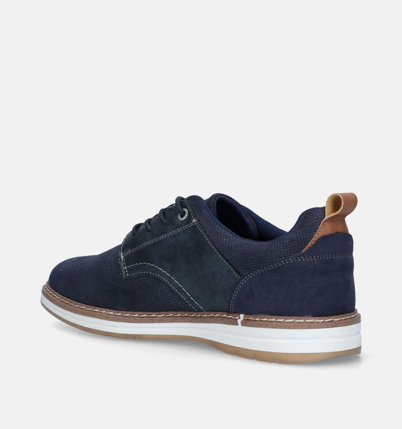 Mustang Chaussures à lacets en Bleu foncé pour hommes (338796)