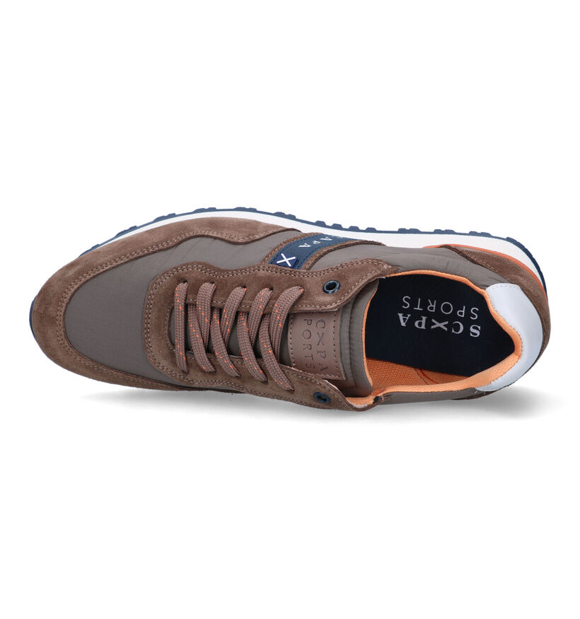 Scapa Taupe Veterschoenen voor heren (324211)