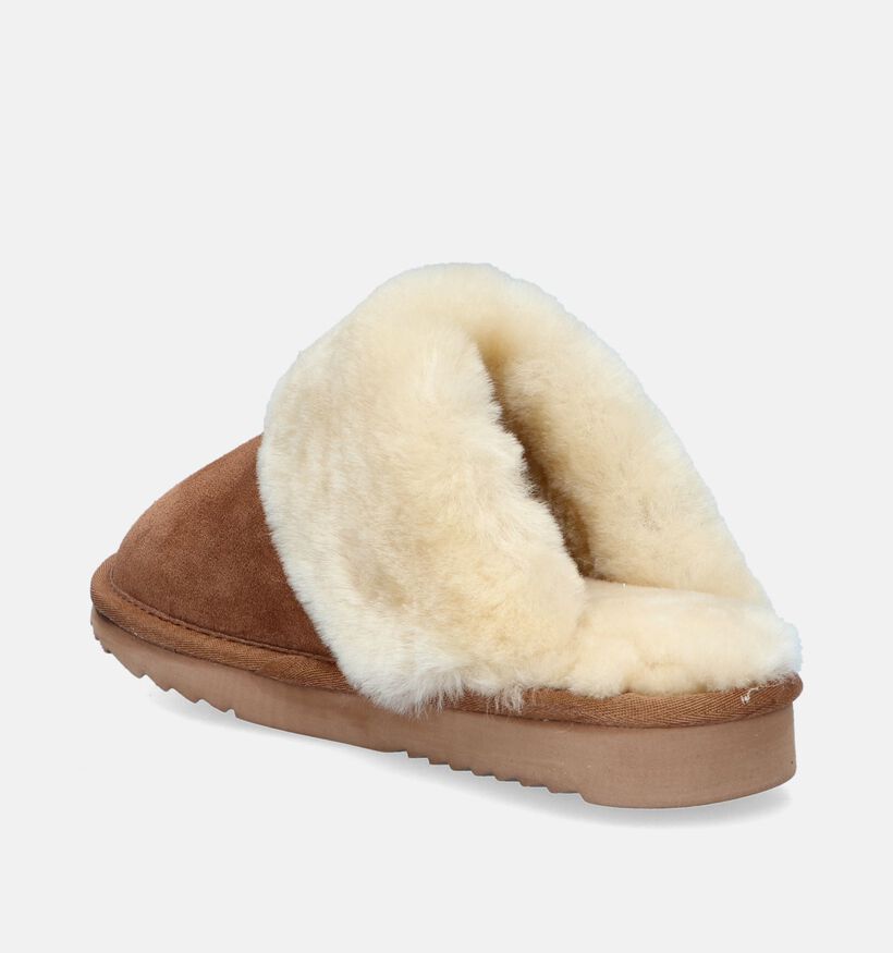 Warmbat Flurry Cognac Pantoffels voor dames (346207)