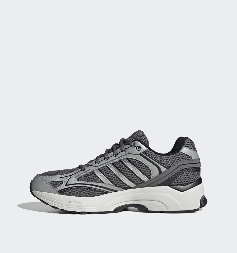 adidas Spiritain 2000 Baskets basses en Noir/Argent pour hommes (372952) - pour semelles orthop&eacute;diques