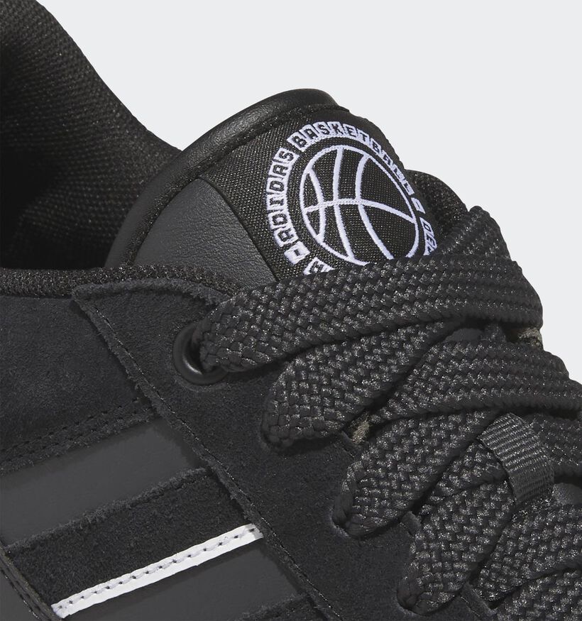 adidas Rapid Court Low Baskets en Noir pour hommes, garçons (350183)