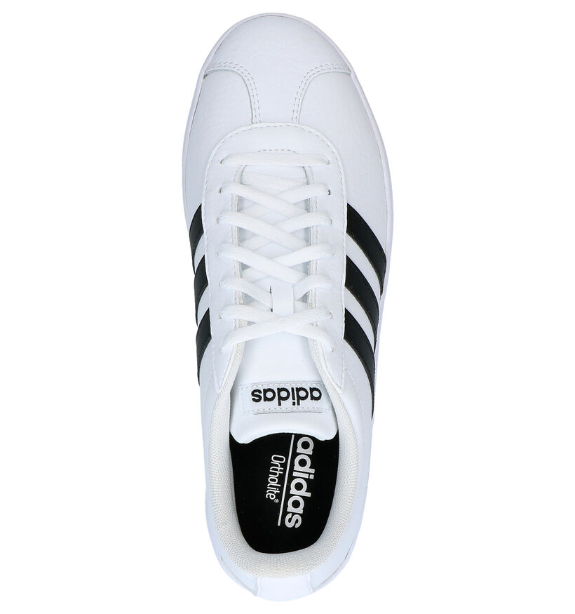 adidas VL Court 2.0 Witte Sneakers in kunststof (301167)