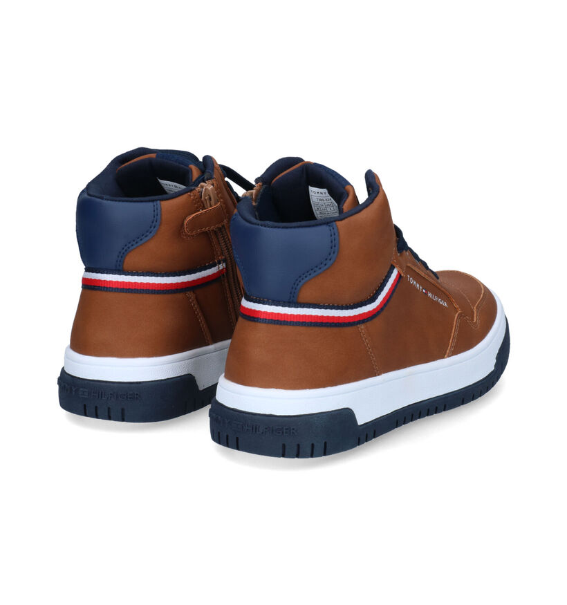 Tommy Hilfiger Chaussures hautes en Bleu foncé en simili cuir (314502)