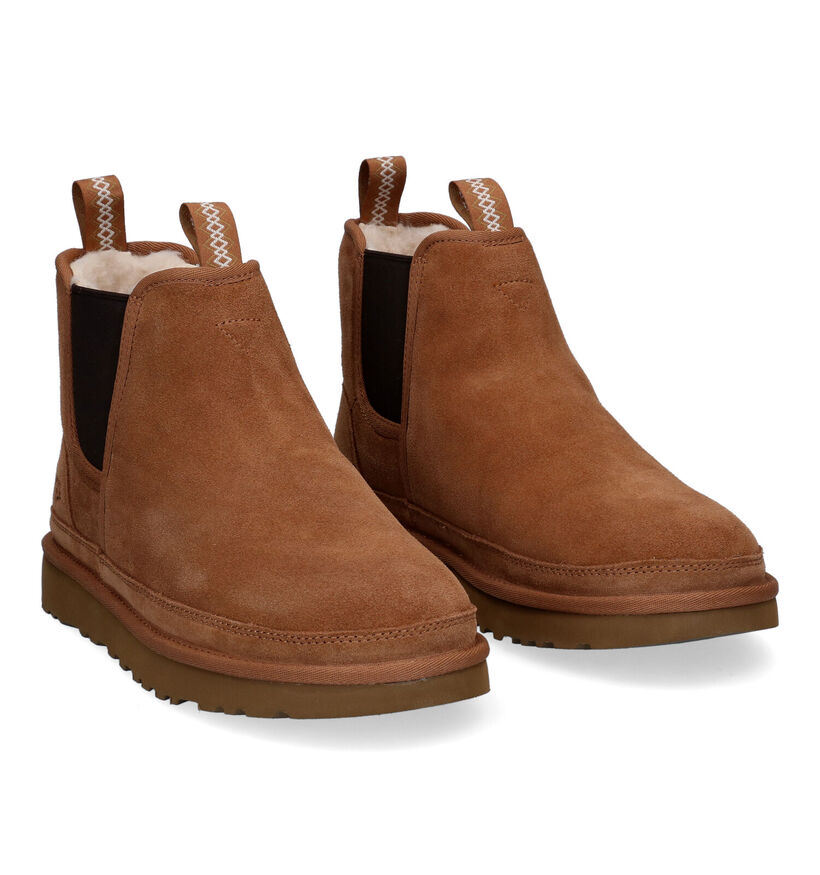UGG Neumel Chelsea Bottes en Brun en daim (313975)
