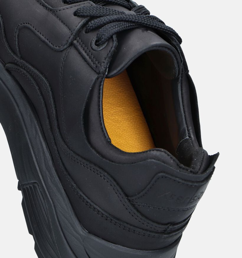 Xsensible Golden Gate Chaussures à lacets en Noir pour hommes (348060) - pour semelles orthopédiques