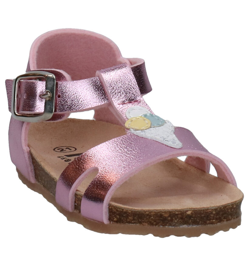 K3 Sandales pour bébé en Rose en simili cuir (272272)