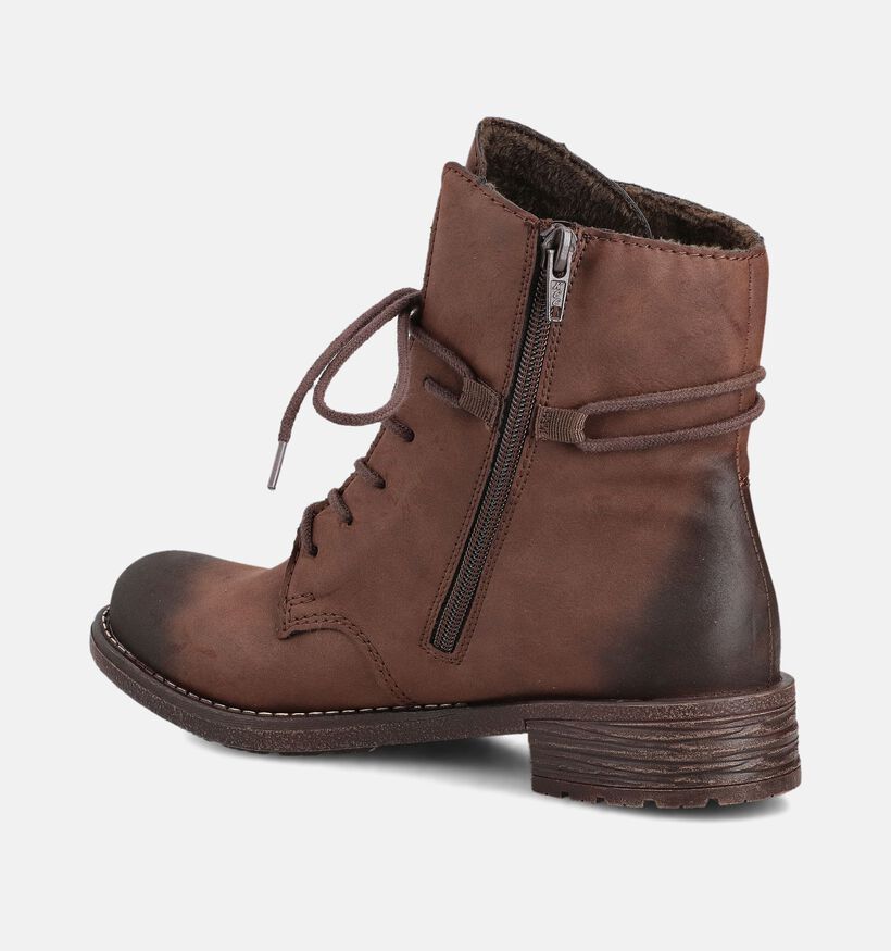 Rieker Bruine Boots voor dames (363543) - geschikt voor steunzolen
