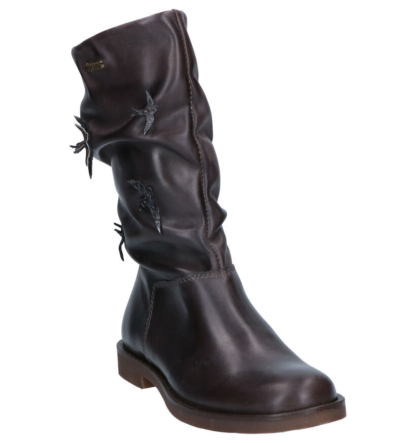 STONES and BONES Selva Bottes basses en Cognac en cuir (255539)