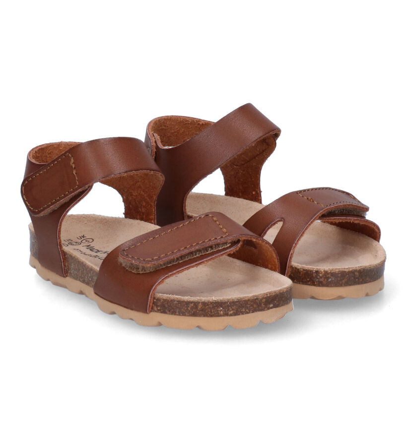 Made in Spain Cognac Sandalen in kunstleer (309242)