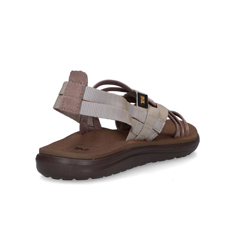 Teva Voya Strappy Sandales en Écru pour femmes (338820)