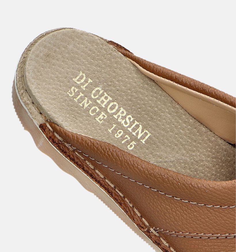Di Chorsini Cognac Pantoffels voor heren (359027)