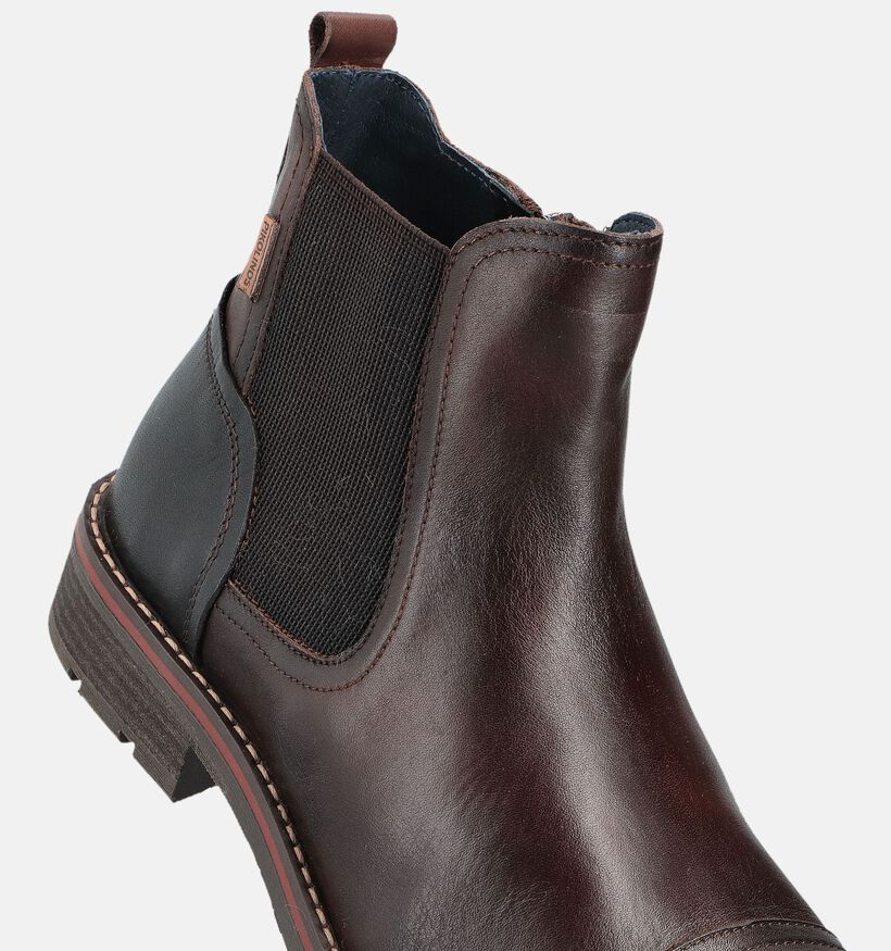 Pikolinos York Donkerbruine Chelsea Boots voor heren (379252) - geschikt voor steunzolen
