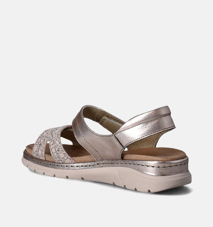Hush Puppies Rafik Sandales en Or pour femmes (357590) - pour semelles orthopédiques