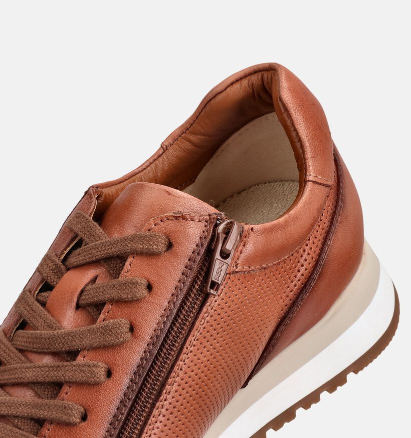 Ara Cognac Veterschoenen Extra Breed voor heren (373262) - geschikt voor steunzolen