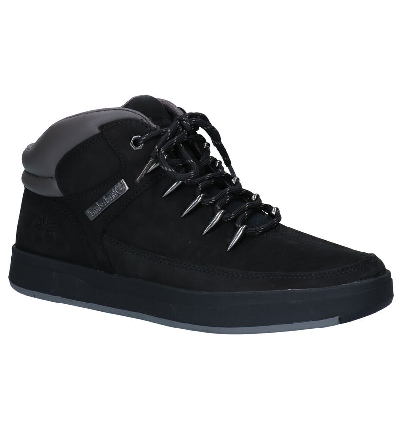 Timberland Davis Square Hiker Bottines en Noir en nubuck (278929)