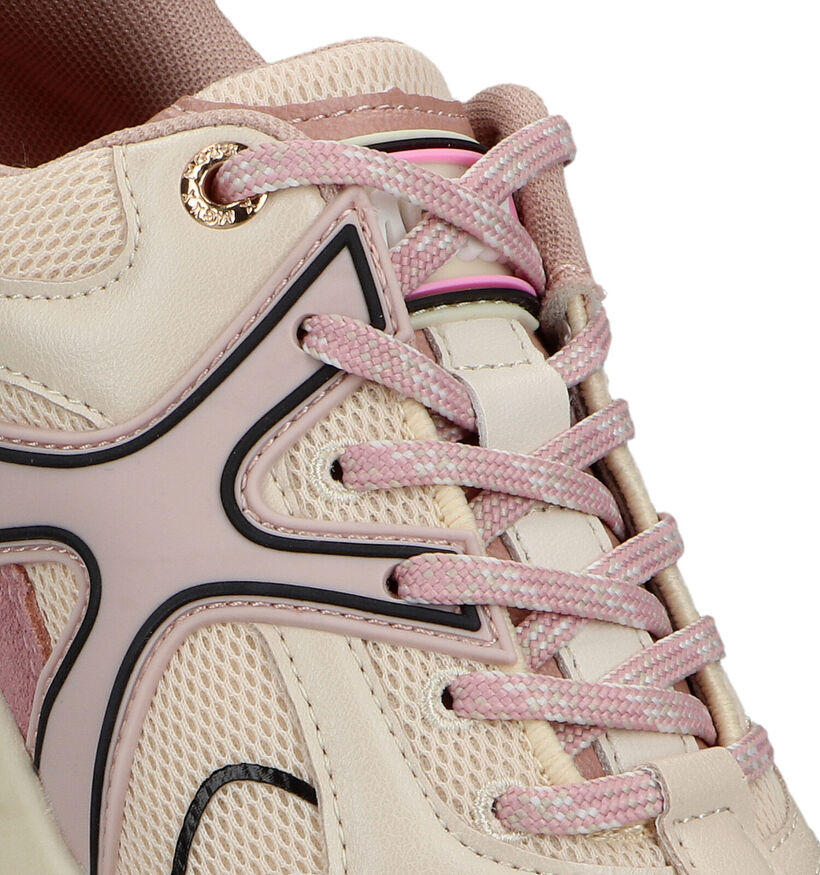 Mexx Loyce Roze Sneakers voor dames (319595) - geschikt voor steunzolen