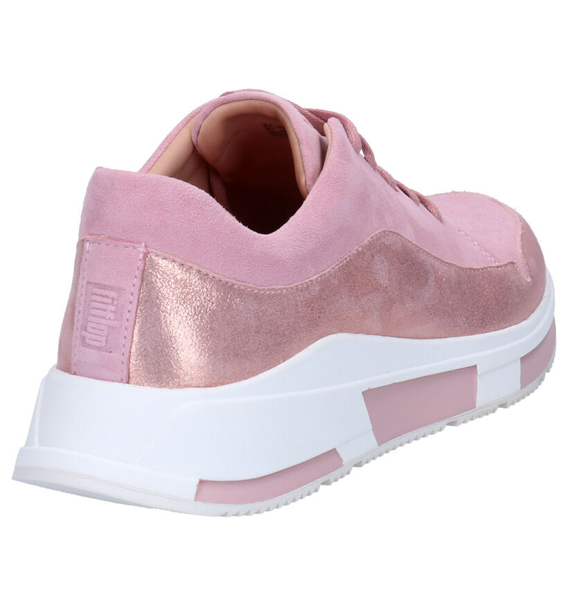 FitFlop Freya Witte Sneakers in daim (267624)