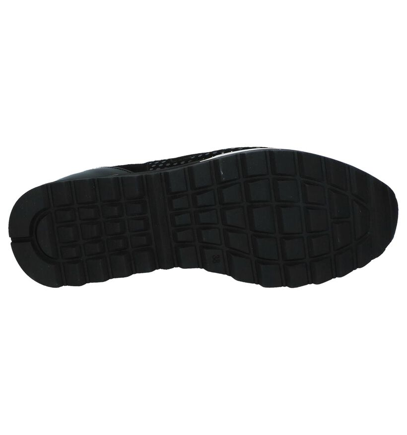 Tine's Baskets basses en Noir en daim (233946)