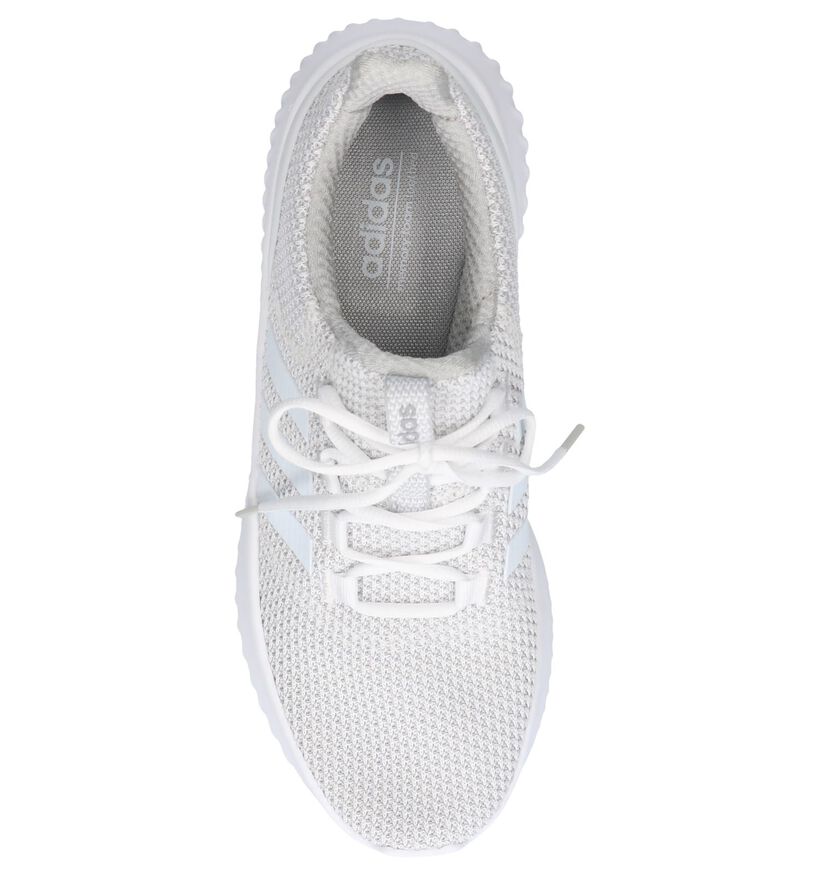 Witte Slip-on Sneakers adidas Cloudfoam Ultimate in stof (237228)