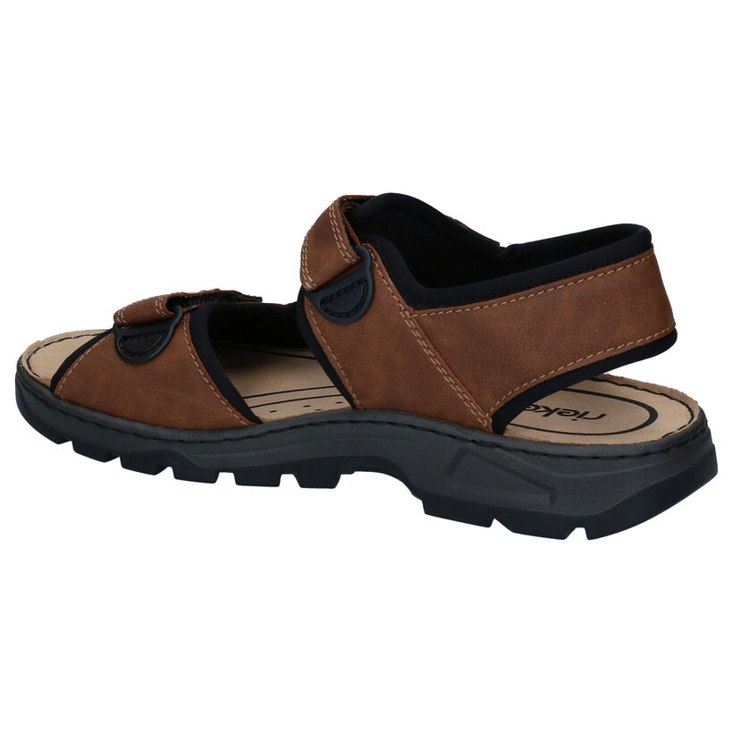 Rieker Sandales en Noir en simili cuir (308621)