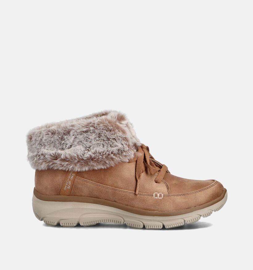 Skechers Easy Going Chilly Standards Boots à lacets en Cognac pour femmes (362127) - pour semelles orthopédiques